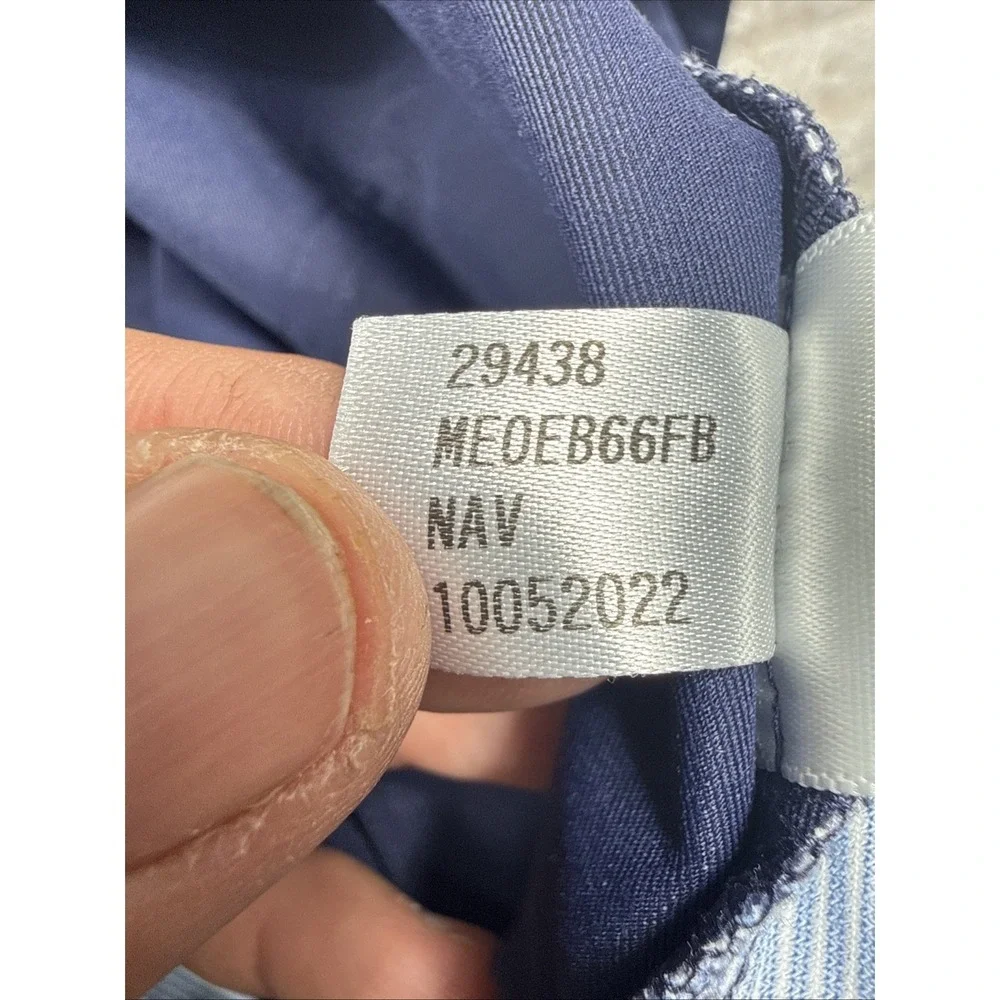 Peter Millar EB66 Mens Size 40x32 Golf Pants‎ Crown Sport Navy Blue EUC Comfy